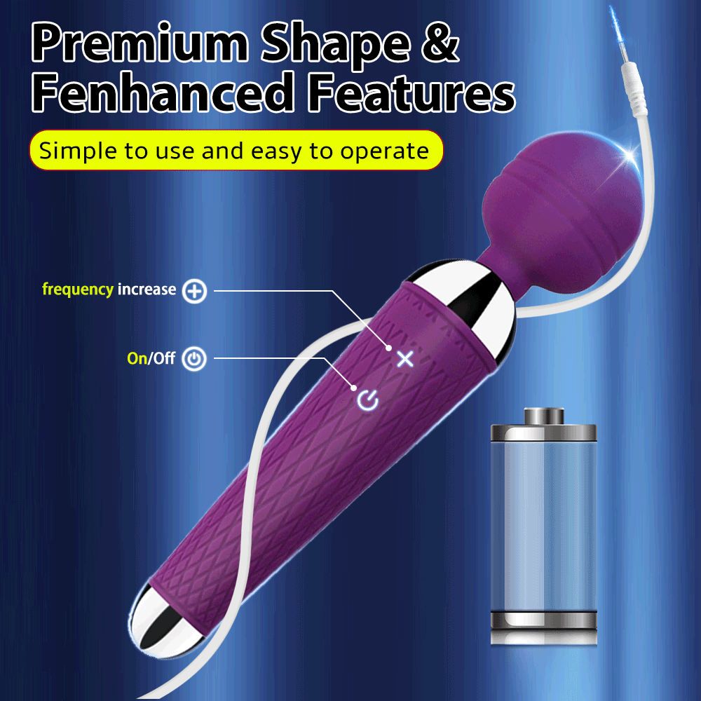 20 Vibration modes and 8 Speeds of body massager, Handheld Deep Tissue muscle massager, Adult Products for Women's Masturbation