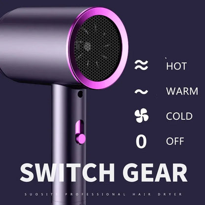 New High-Speed Hair Dryer High-Power Negative Ion Cold And Hot Ultra Silent Professional Hair Dryer For Home Hair Salons