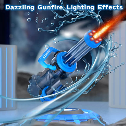 2025 The Strongest Gatling Electric Water Gun Toy, Summer Beach Pool Battle Light Shooting Water Gun Boy Adult Children Gifts