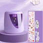 Cartoon with Decorative Sticker Switch Automatic Electric Pencil Sharpener Creative Stationery Mechanical Tool