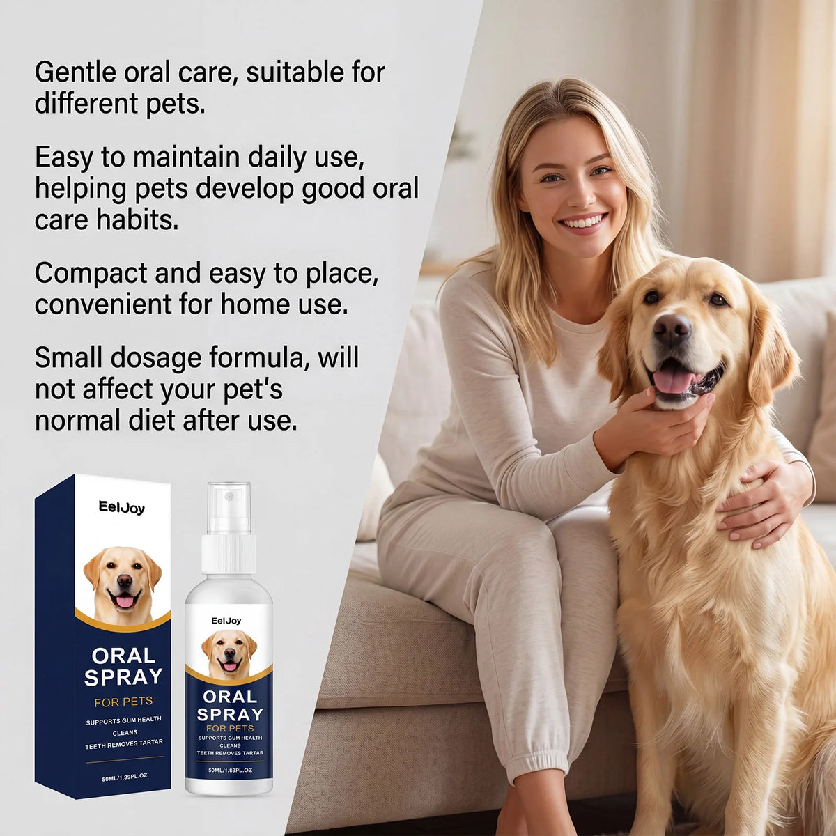 Pet Mouth Cleaning Spray Natural Plants Tartar Remover Cleaning Bad Smell Tongue Pet Accessories Dog And Cats Oral Cleanse Spray