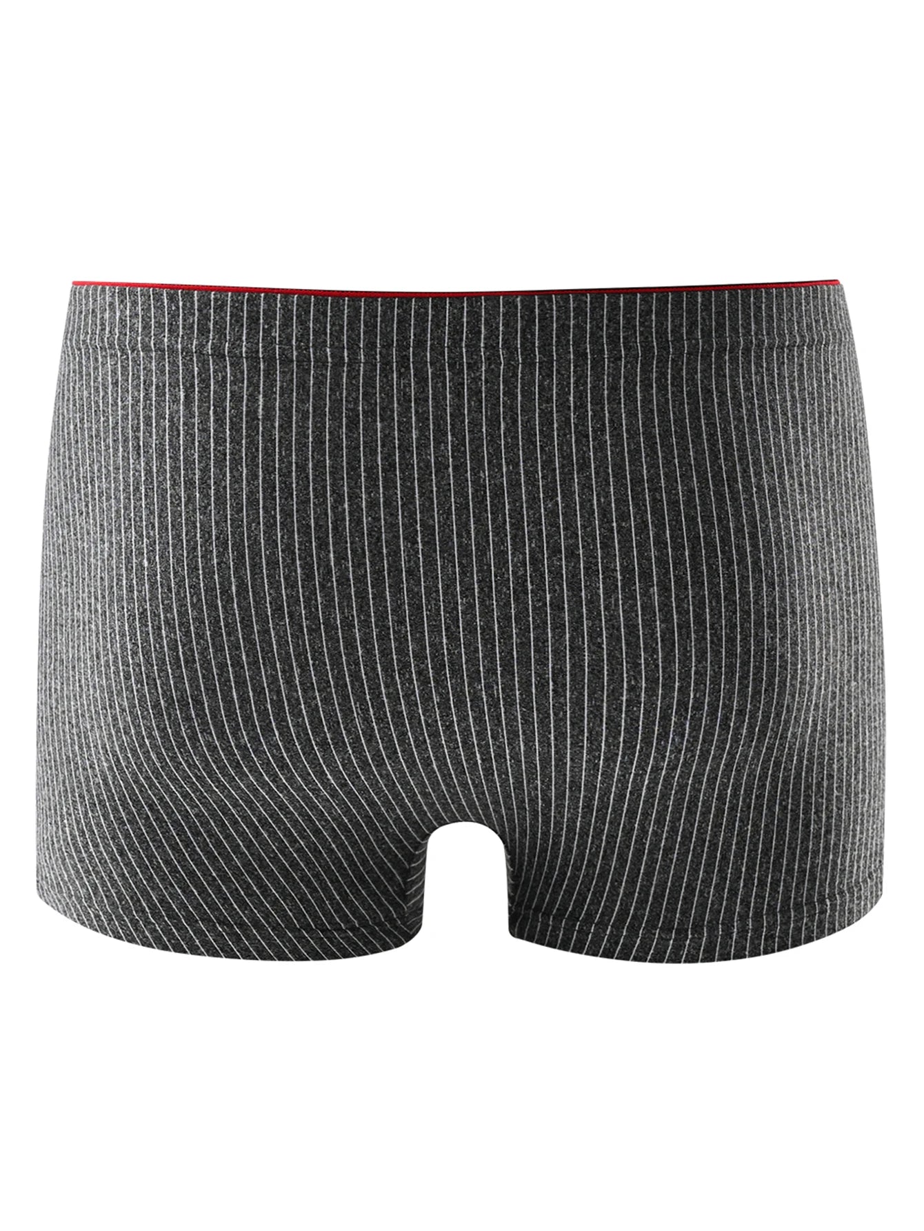 Men's Underwear 4 Pairs of Panties, Stylish Men's Boxers Are Breathable and Comfortable, Striped Trendy Briefs Plus Size Boxers