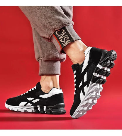 Brand Trend Size 38-48 Men's Wear-resistant Cushioning Thick-soled Fitness Sneakers Outdoor Breathable Running Shoes for Men