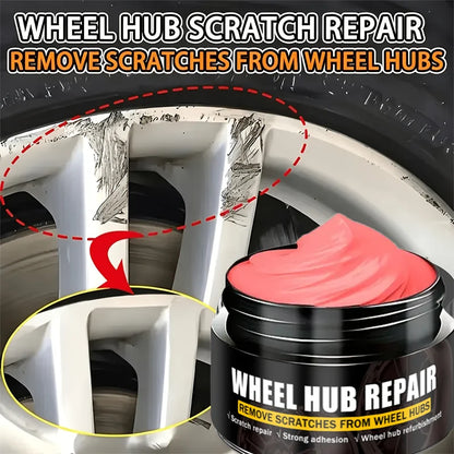Wheel Rim Repair Kit – Alloy Wheel Scratch Repair And Surface Restoration Kit, Easy Solution for Fixing Scratches, Curb Damage A
