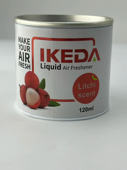 IKEDA 120ml Grape Scent Liquid Air Freshener, Long Lasting Sweet Fruity Fragrance, Odor Eliminator for Car Home Office