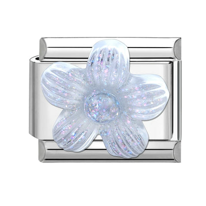 Y2K Butterfly Bow Knot Heart Star Moon Zircon Daisy Cross Italian Charm Links Fit 9mm Stainless Steel Bracelet DIY Making Gifts