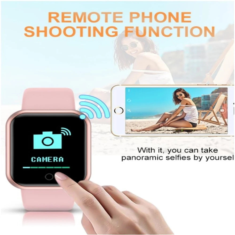 Sports Smartwatch Women Bracelet Men Smart Watch Connected Music Control Player Fitness Step Sleep Monitor Y68 D20 Alarm Clock