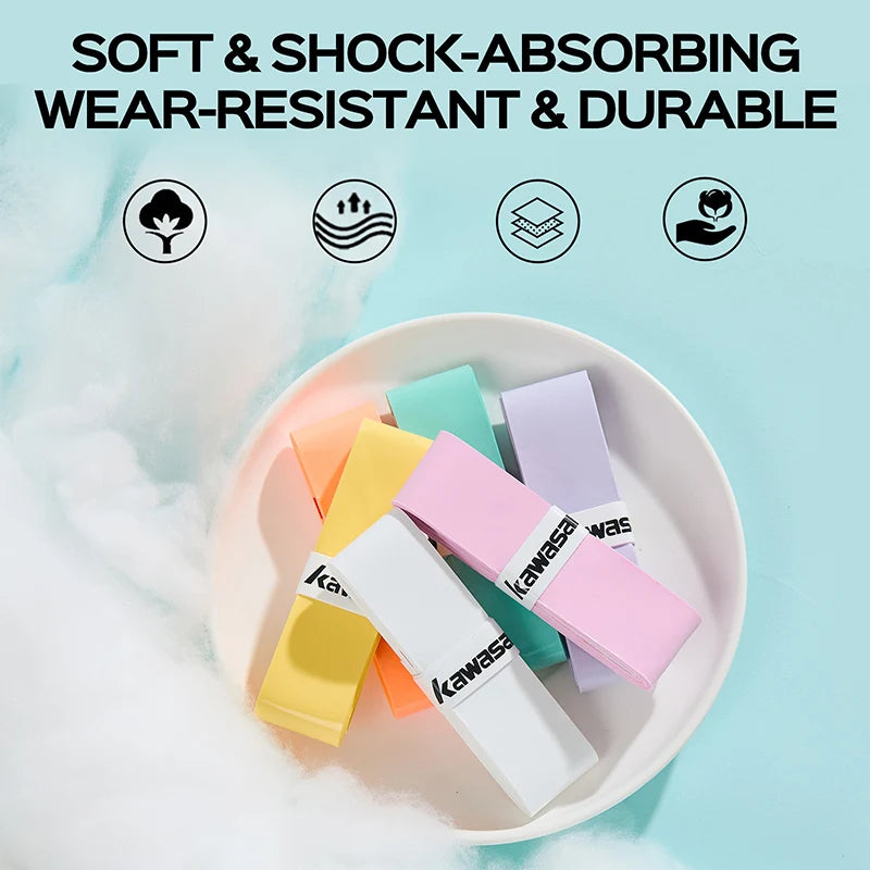 5/10/60 Pieces Overgrips Padel Original Kawasaki Sticky Anti-slip Overgrip Tennis Shock Absorption Paddle Grip Accessories
