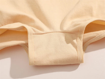FINETOO 3PCS Women's Cotton Boyshort Panties Breathable Low Waist Solid Colors Underwear Female Casual Sports Boxers Underpants