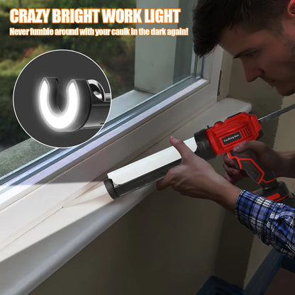 Electric Glue Gun Glass Glue Caulking Gun 4 Speeds Cordless Doors and Windows Electric Sewing Glue Tool for Makita 18V Battery