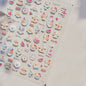 Luxury 5D Floral Nail Art Stickers Gold Silver Chinese Style Metal Frame Shiny Crystal Rhinestone Self Adhesive Manicure Decal