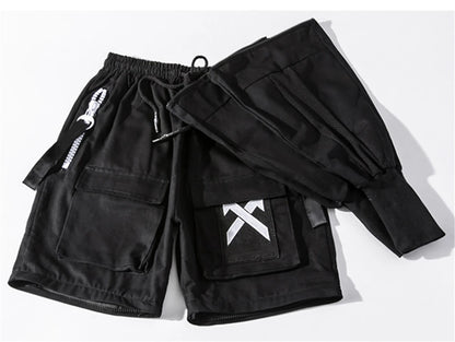 11 BYBB'S DARK Tactical Functional Cargo Pants Men Multi-Pocket Joggers Trousers 2023 Detachable Hip Hop Streetwear Pant Black
