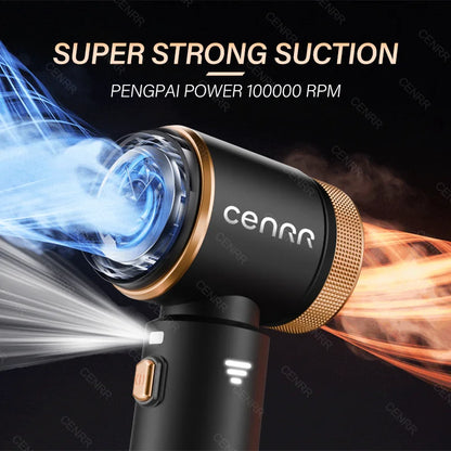 CENRR New Portable Car Vacuum Cleaner Mini 998000PA Cordless Powerful for Home Handheld Blower Car Cleaner Car Vacuum Cleaner