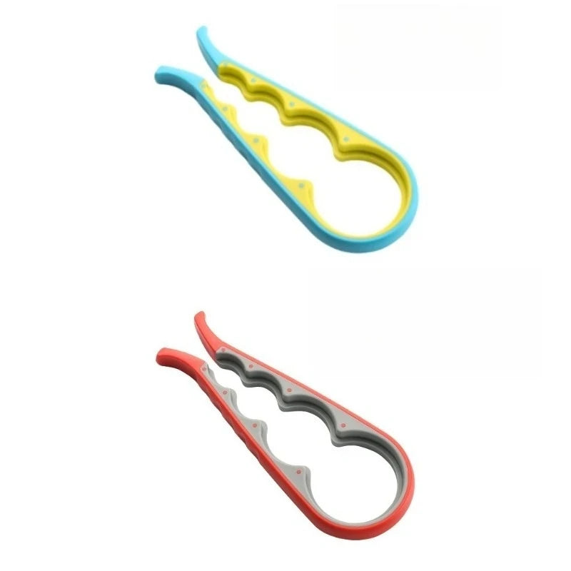1PC 4-in-1 Multi-Function Non-Slip Kitchen Bottle And Can Opener Twist Labor-Saving Bottle Lid Opener for Easy Home Use