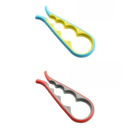 1PC 4-in-1 Multi-Function Non-Slip Kitchen Bottle And Can Opener Twist Labor-Saving Bottle Lid Opener for Easy Home Use
