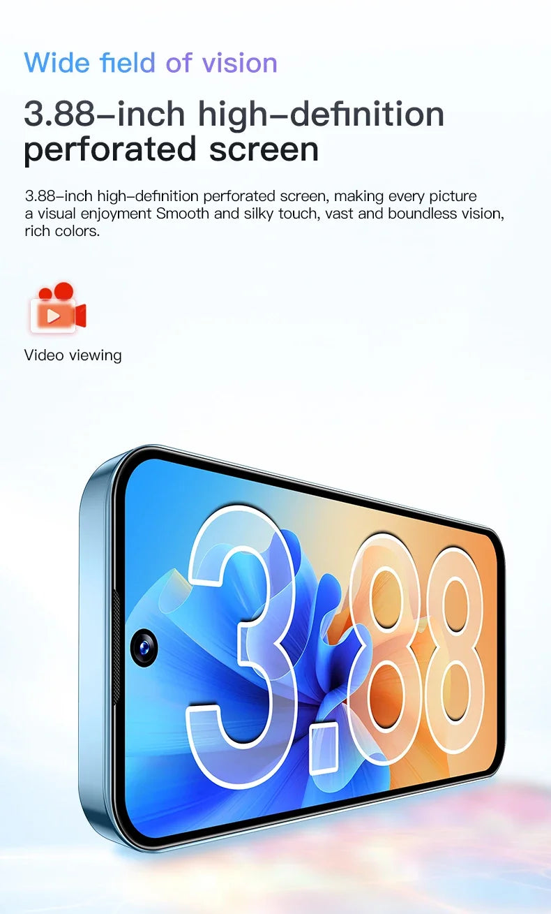 NEW SOYES XS19 3G Mini Smartphone Android 10.0 Dual SIM Standby 3.88Inch HD 2GB+16GB 2000mAh Nami Meatal Glass Bluetooth Face ID