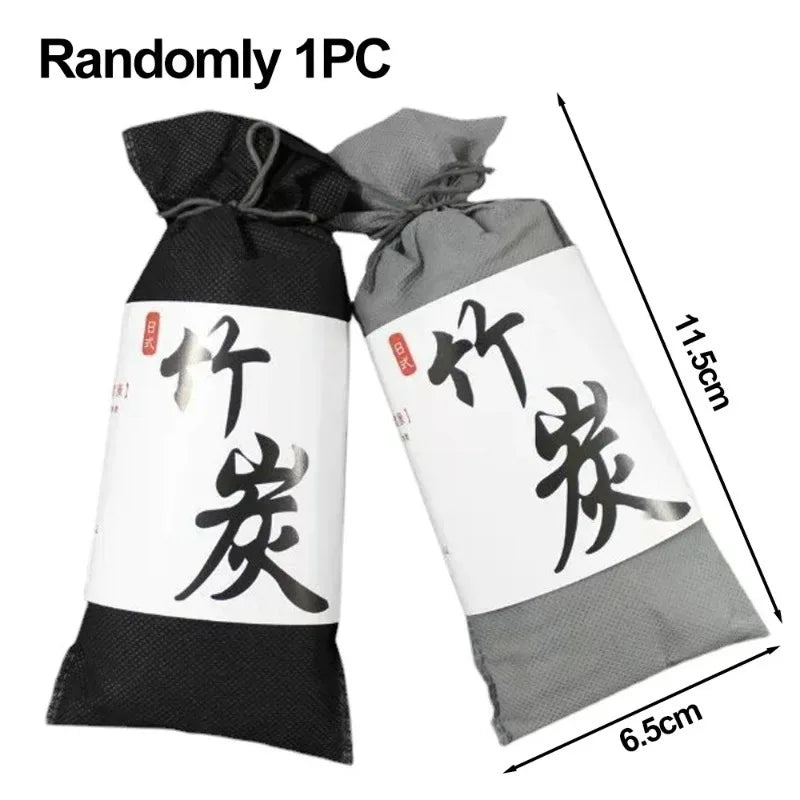 Bamboo Charcoal Air Purifying Bags for Refrigerators Wardrobes Shoe Cabinets Car Air Freshener Purifier Activated Carbon Bag