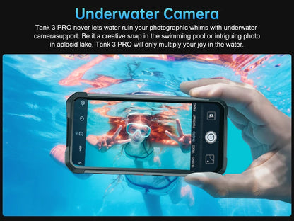 8849 Tank 3 Pro Unihertz Projector Rugged Smartphone 23800mAh 100Lumens 200MP Camera Android 15 Dimensity 8200 512G Outdoor IP68