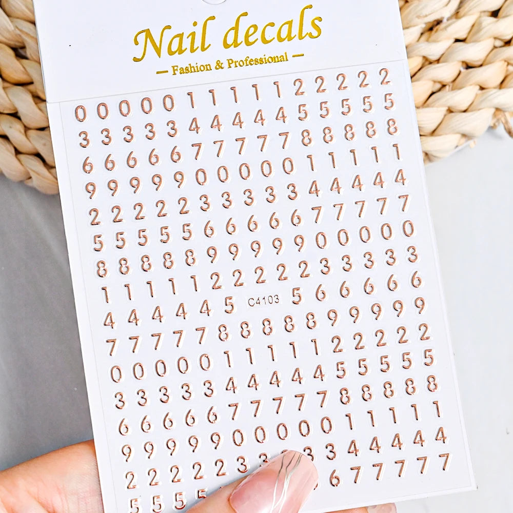 3D Metal Silver Flame Nails Stickers Gold Bronzing Stripe Lines Sliders Design Manicure French Nail Art Decoration Decal #Y2K