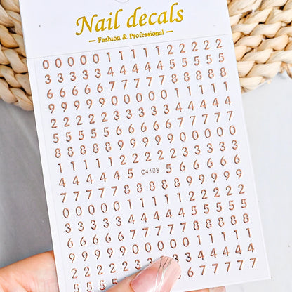 3D Metal Silver Flame Nails Stickers Gold Bronzing Stripe Lines Sliders Design Manicure French Nail Art Decoration Decal #Y2K
