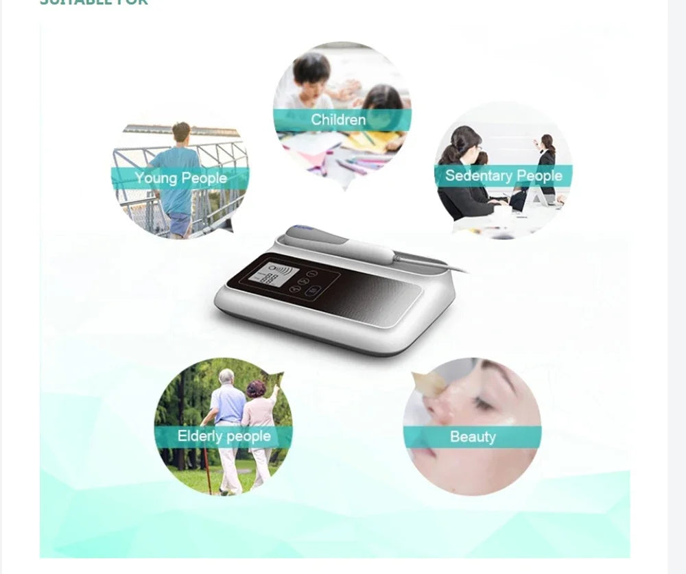 Ultrasonic Therapy Machine For Pain Relief Muscle Joints Massage No Drug Ultrasound 1MHz Physiotherapy Device LCD Screen Display