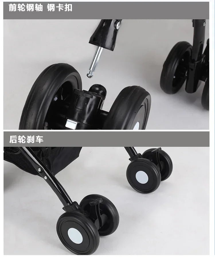 2026 New Multi Layer Pet Cart for Cats Dogs, Large Space Detachable Pet Carriers and Travel Gear