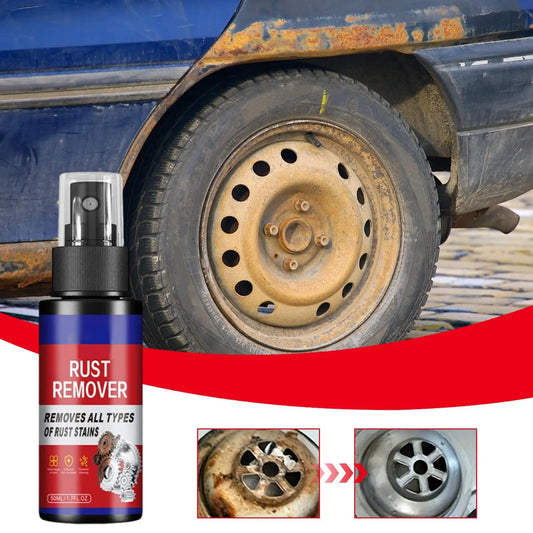 Car Metal Rust Removal Spray Car Maintenance Cleaning Rust Dissolver Auto Polishing Care Rust Cleaning Spray for Car Detailing