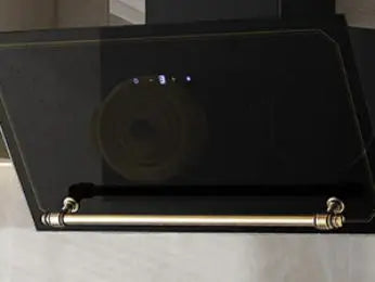 60cm Wall Hood - 400m³/h Suction, A+++ Energy, LED Lights, Dual Filter System, Retro Design‌