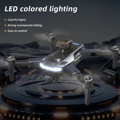 Podofo 4K Drone Dual Camera  Mini Helicopter Quadcopter Toy Obstacle Avoidance Foldable RC Drone Headless Mode Mini Drones Toy With Remote Control