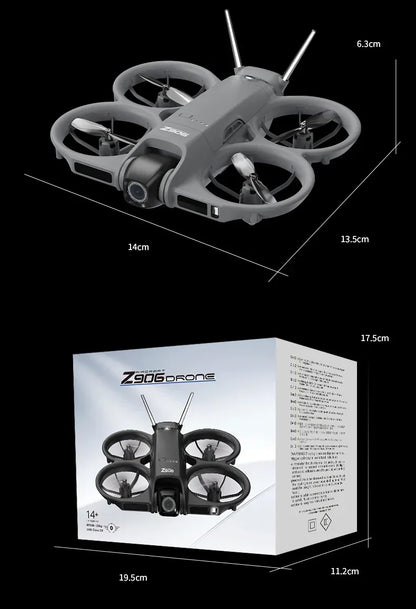 Lenovo Z906 Drone Aerial 8K HD Intelligent Avoiding Obstacle with Larger Screen Remote Control Folding Brushless Power GPS Drone