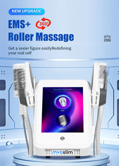 EMS Vacuum Inner Ball Roller 360 Degree Rolling Cellulite Massage Weights Loss Machine Body Muscle Body Slimming Fat Removal