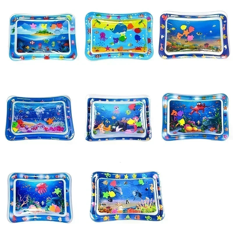 Large Baby Play Mat Summer Inflatable Water High Quality Baby Early Education Water Play Mat Suitable for Baby Activity Exercise