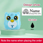 Kids Personalized Stamp - Custom Embossed Seal for School Projects, Travel-Friendly Gift Set with Storage Case & Unique Designs