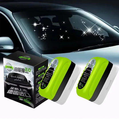 Car engine oil film cleaning brush, windshield rain and fog repellent, coating remover, automotive supplies