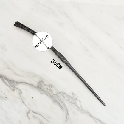 Anime Cosplay Magic Metal Core Wand With Box Children Decoration Toy Accessories For Kids Bacchetta Di Plastic Magic Stick