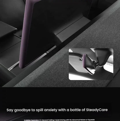 For Tesla Model Y/YL/3 Highland Center Console Wireless Charging Silicone Pad Cup Holder Mat Anti-slip black style accessories