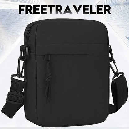 Men's and Women's Single-Shoulder Bags, Crossbody Bags, Solid-Colored Single-Shoulder Small Bags, Lightweight Mobile Phone Bags