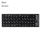 Non-slip Arabic Deutsch Spanish Keyboard Stickers Russian Letter Alphabet Layout English Wear-resistant Keyboard Covers