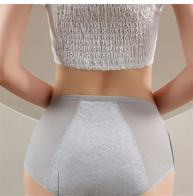 Panties for Menstruation Cotton Menstrual Panties High Waist Period Underwear Culotte Menstruelle Leak Proof Bragas Menstruales
