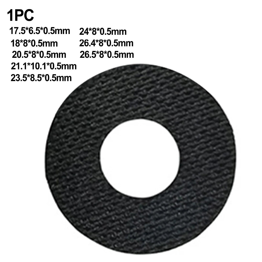 1pc Fishing Reel Brake Washers Brake Pad Fishing Carbon Fiber Drag Washers Pad For Baitcasting Drum Reels 0.5mm 0.2g 0.12g 0.22g