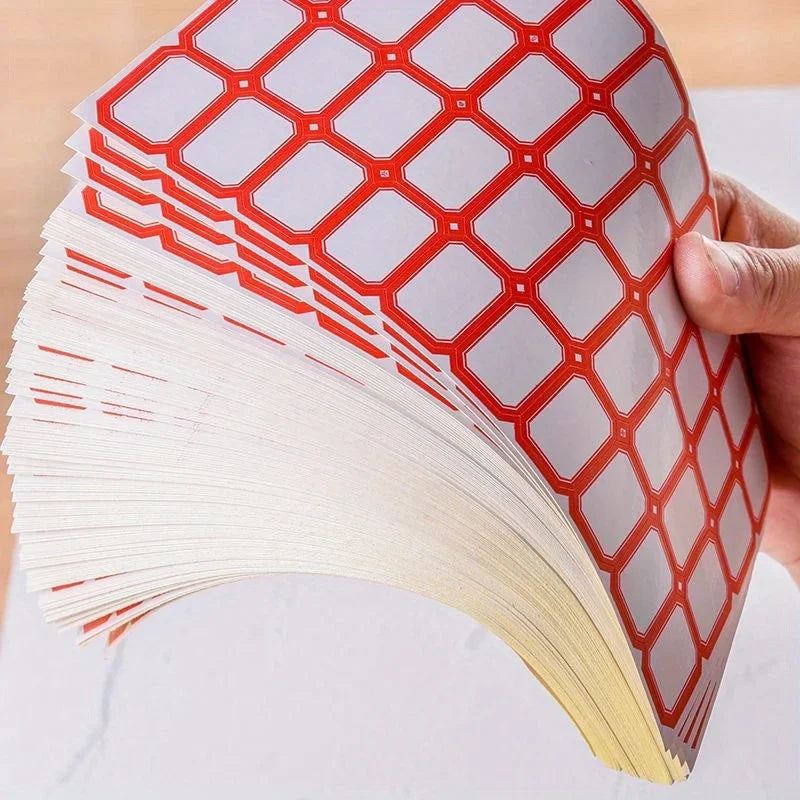 10sheets/400pcs Self-adhesive Label Stickers Self Adhesive Label Paper Mouth Paper Handwritten Marking Price Name Stickers
