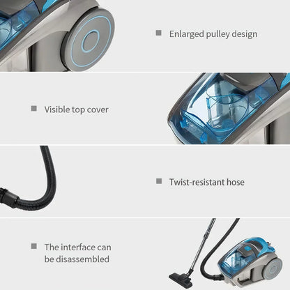 3600W 15000PA A Vacuum Cleaner Vacuum multi-cyclonic Filtration cored Vacuum Hard Floors Carpets FET Hair
