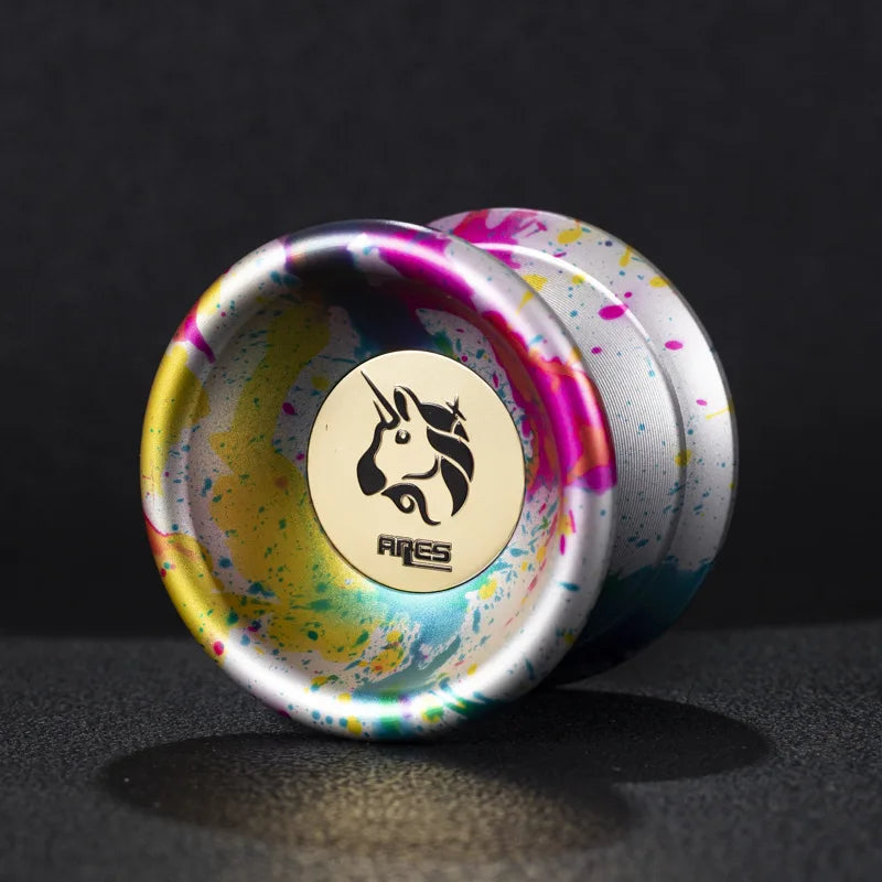 Yoyo Professional Magic Metal Yoyo With 10 Ball Bearing Alloy Aluminum High Speed Unresponsive Yoyo Classic Toys For Kids