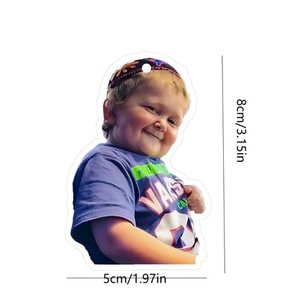 1pc Russian Boy Hasbulla Fun Car Aromatherapy Perfume Air Freshener Mirror Interior Accessories Pendant