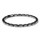 Men Hematite Bracelet Loss Weight No-magnetic Black Hematite Bead Bracelet Healing Health Therapy Balance Pulsera Jewelry Gift