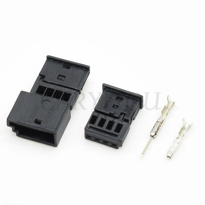 1 Set 4 Pin Automotive Connector Car Ambient Light Door Light Wire Harness Plug 968813-9 838069609 0-1452576-1 968813-1