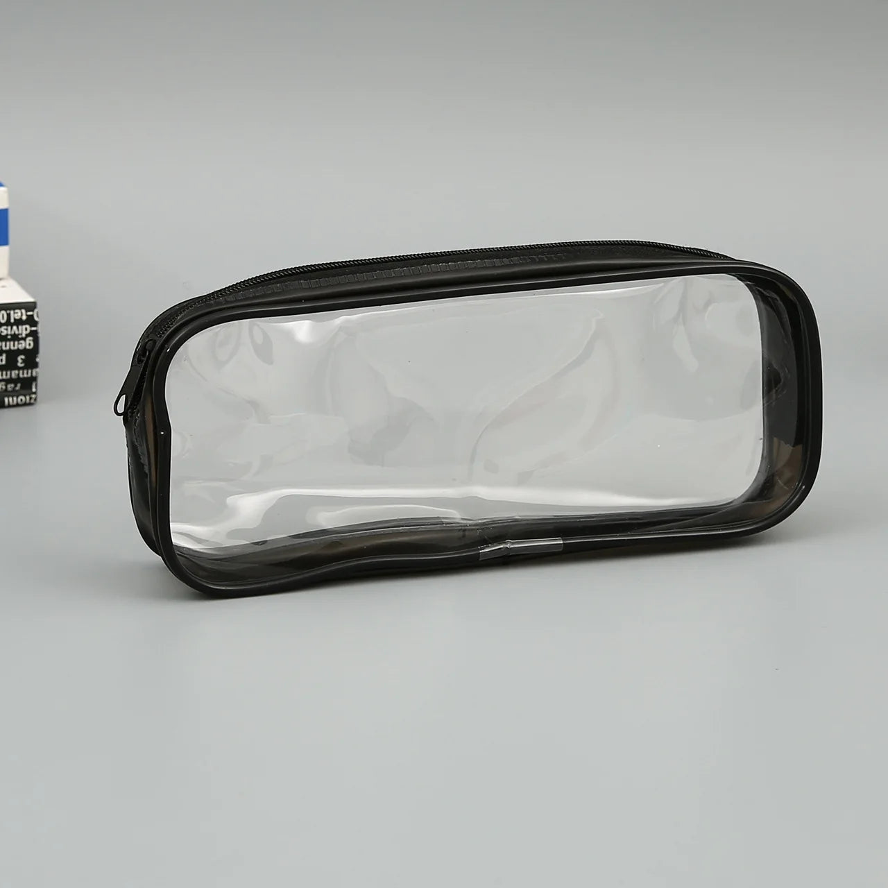 Transparent Pencil Case Zipper Simple style Pen Pouch Large Capacity Pen Bag for Students School&Office Stationary Supplies