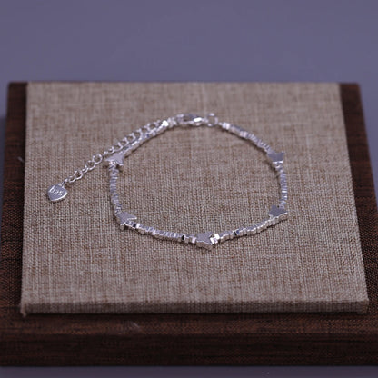 VENTFILLE 925 Sterling Silver Butterfly Bracelet for Girl Bead String Design Insect Fashion Versatile Jewelry Gift Dropshipping