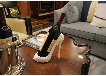 Creative High-heeled Shoes Wine Rack Home Living Room Table Decorations Ornaments To Send Friends Gifts Living Room Decoration
