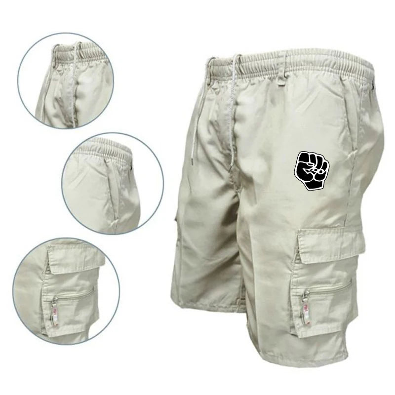 Summer Mens Cargo Shorts Bermuda Cotton High Quality Hot Sale Army Military Multi-pocket Casual Male's Outdoor Short Pants